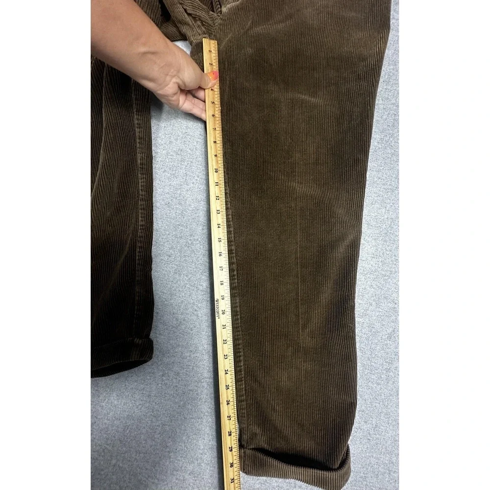 Jos A Bank Pant Wide Wale Corduroy Mens 40x32 Pleated‎ Baggy Classic Comfort Y2K